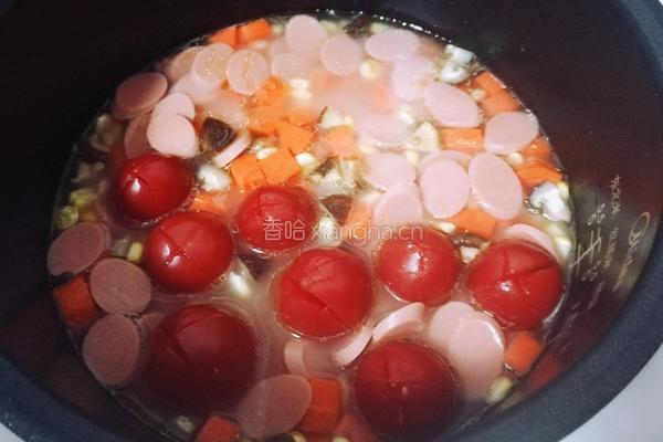 电饭煲什锦闷饭的做法图解5