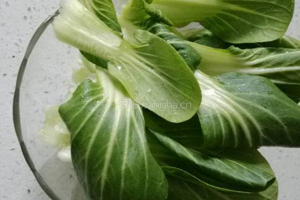 鲜蘑油菜小炒肉的做法图解3