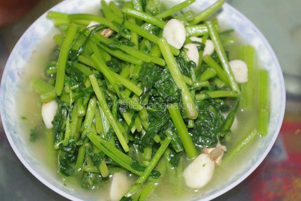 清炒茼蒿菜的做法图解4