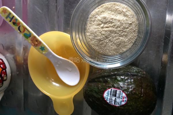 牛油果米糊的做法图解1