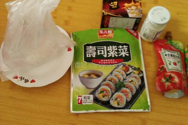 日食巨无霸寿司（样子不好看但味道香）的做法图解1