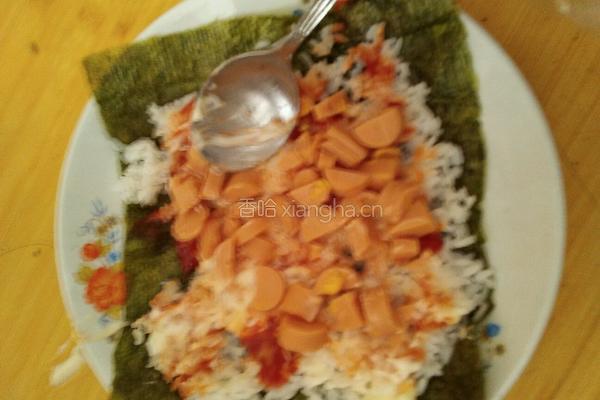 日食巨无霸寿司（样子不好看但味道香）的做法图解10