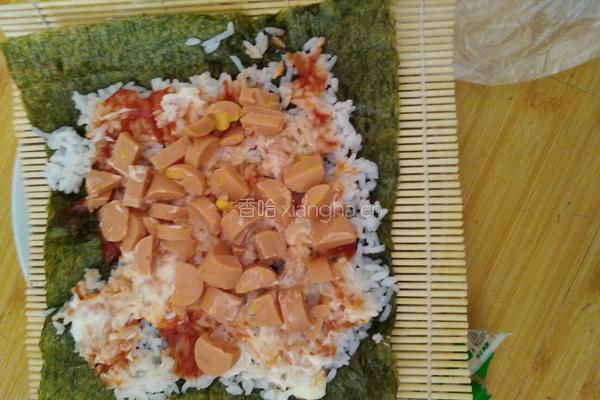 日食巨无霸寿司（样子不好看但味道香）的做法图解12