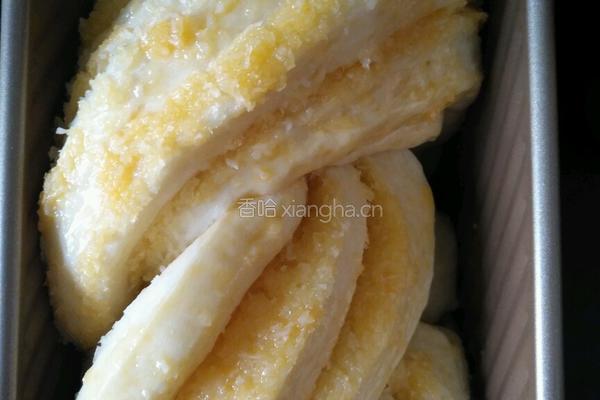麻花辫椰蓉吐司的做法图解9