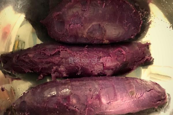 紫薯松果——减肥也可以吃的“甜品”的做法图解1