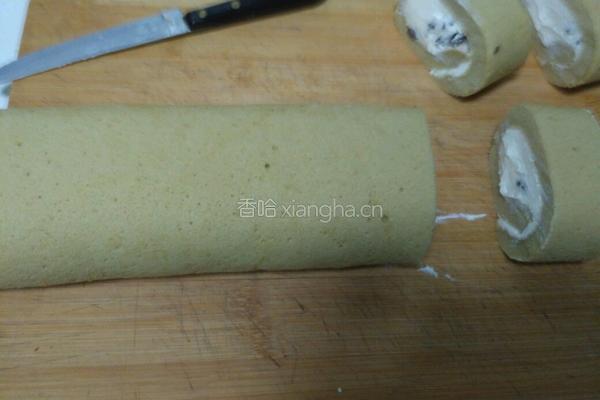 抹茶蜜豆蛋糕卷的做法图解9