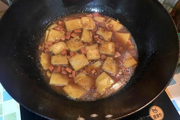 黄豆酱烧米豆腐的做法图解7