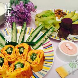 秋葵蛋饼配牛油果的做法[图]