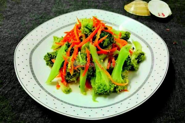炝拌西蓝花的做法图解11