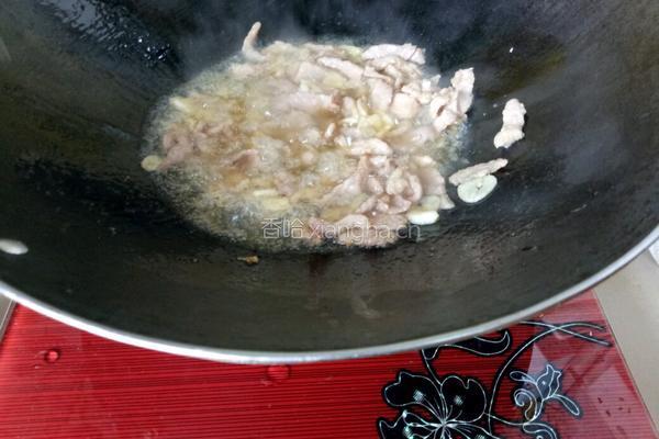 芹菜香干炒肉的做法图解5