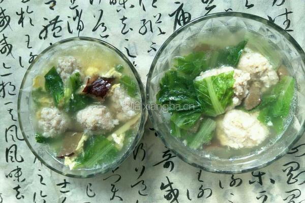 美味养生丸子汤的做法图解7