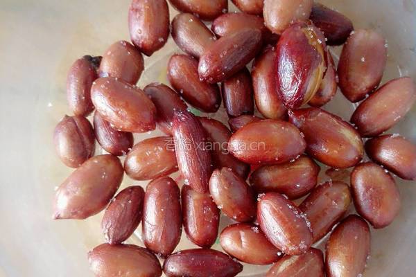 菠菜果仁（花生米）的做法图解3