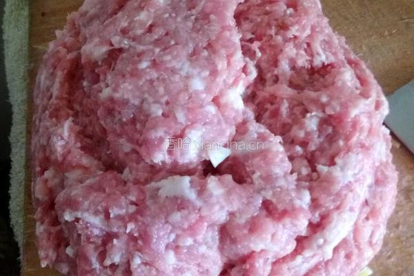 猪肉茴香肉馅（超级简单）的做法图解1