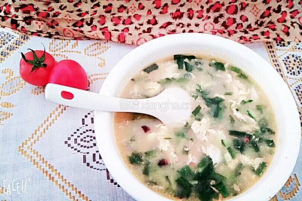 韭菜虾仁疙瘩蛋花汤的做法图解13