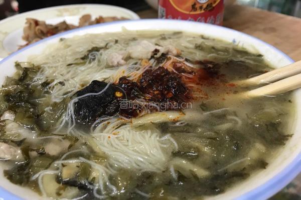 雪菜香菇肉丝面的做法图解7