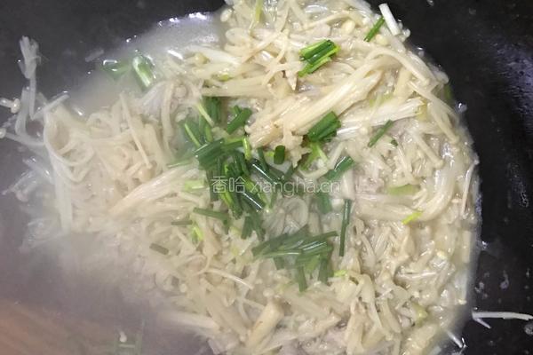 金针菇炒肉丝的做法图解6