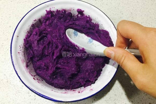 紫薯山药糯米丸的做法图解5
