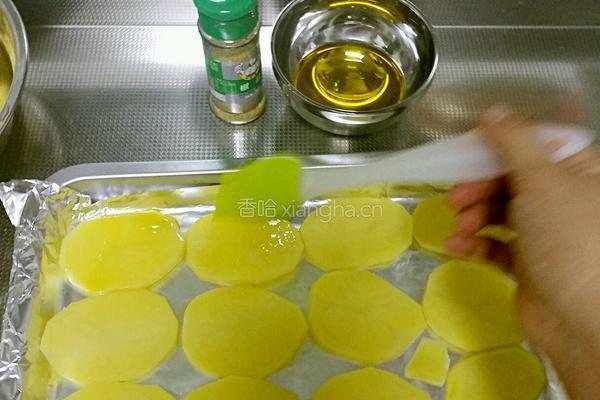 烤箱烤土豆片的做法图解4