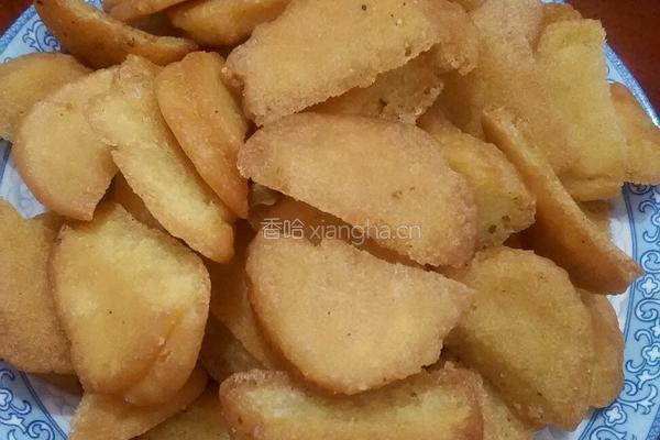 青菜炒扎饼的做法图解1