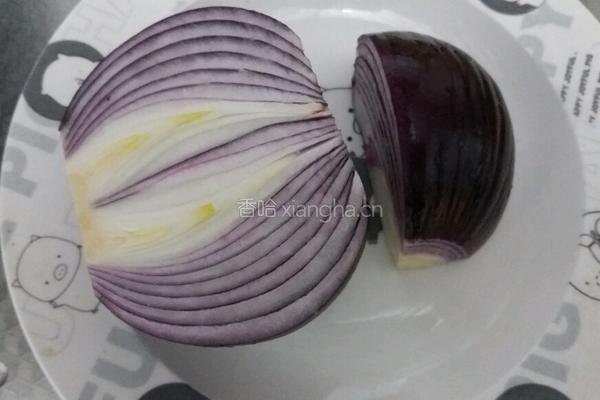 番茄肉酱意面配香蒜煎烟熏火腿的做法图解4