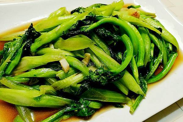 蚝油菜苔的做法图解4