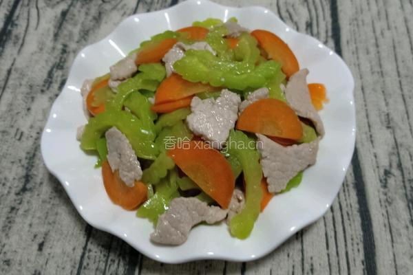 苦瓜炒肉的做法图解10