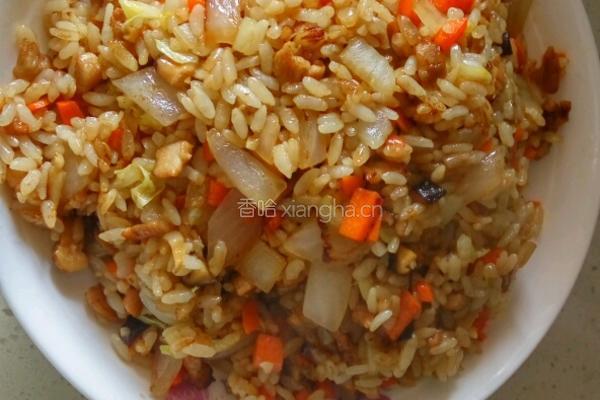 什锦炒饭的做法图解8