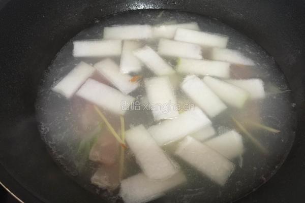 咸肉冬瓜汤的做法图解5