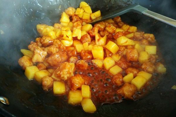 菠萝咕噜肉的做法图解15