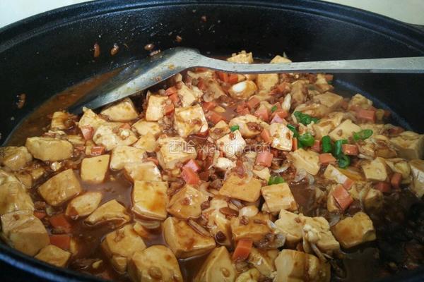 黄豆酱炖豆腐的做法图解12