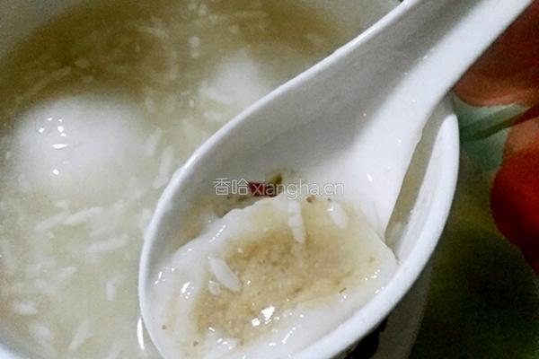 酒糟汤圆的做法图解7