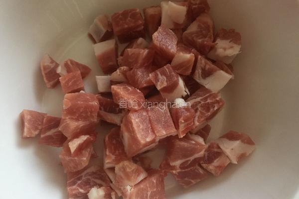 干笋炖肉的做法图解3