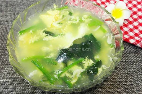 菠菜虾皮蛋花汤的做法图解7
