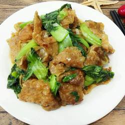 油菜烧面筋的做法[图]