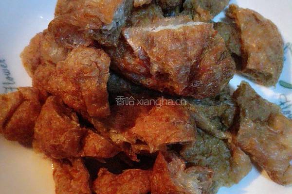 油菜烧面筋的做法图解2