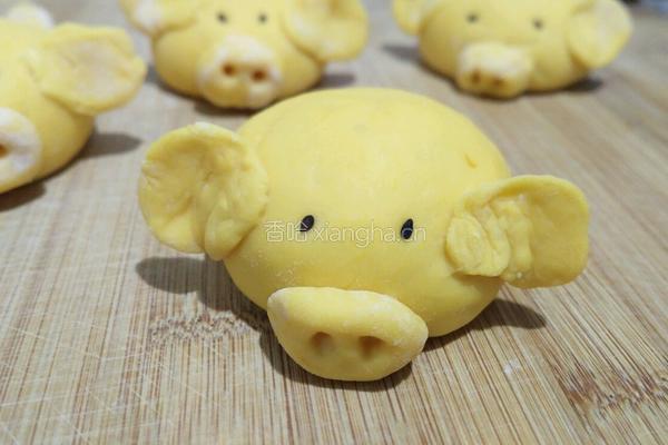 小猪南瓜馒头的做法图解11