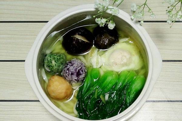 蔬菜乌冬面的做法图解7