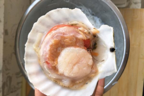 蒜末粉丝蒸扇贝的做法图解4
