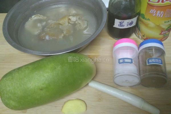 筋头巴脑萝卜汤的做法图解1