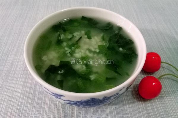 菠菜粥的做法图解7