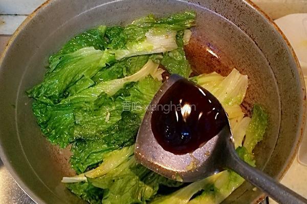 耗油生菜的做法图解4