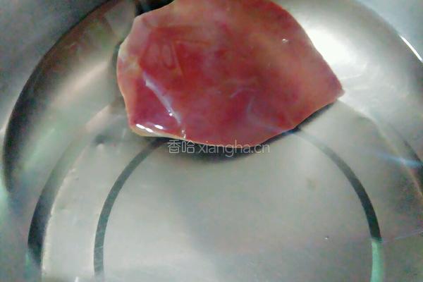 猪肝炒河粉的做法图解3