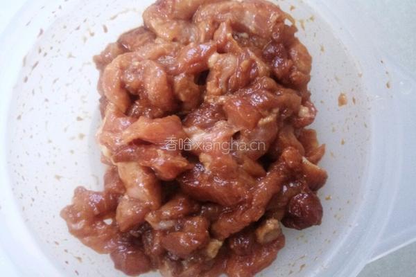 肉丝炒洋葱的做法图解3