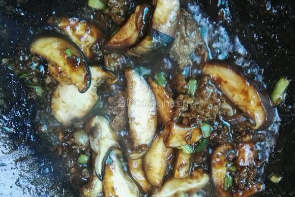 香菇茄子的做法图解4