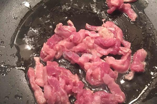 芦蒿炒肉丝的做法图解3