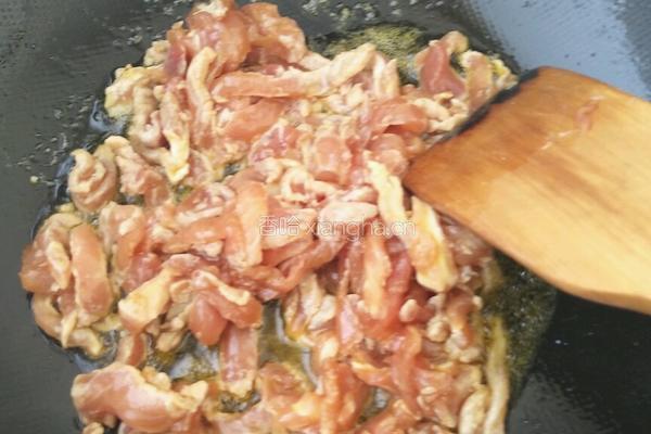 菜花炒肉的做法图解7
