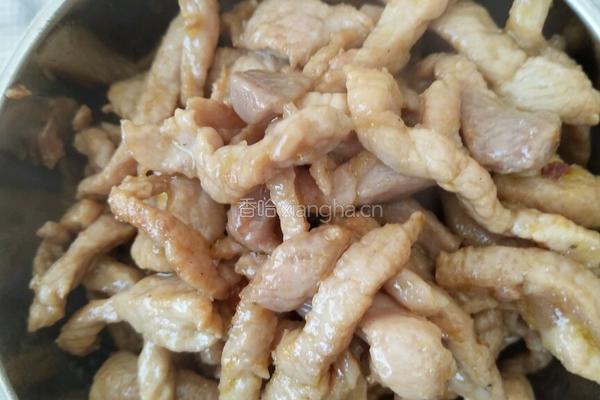 菜花炒肉的做法图解8