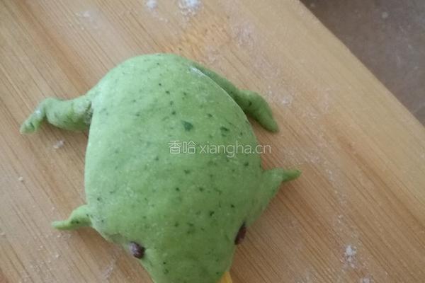 菠菜汁招财蛙的做法图解13
