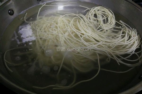 雪菜肉丝面的做法图解9