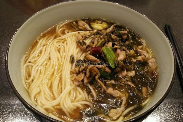 雪菜肉丝面的做法图解13